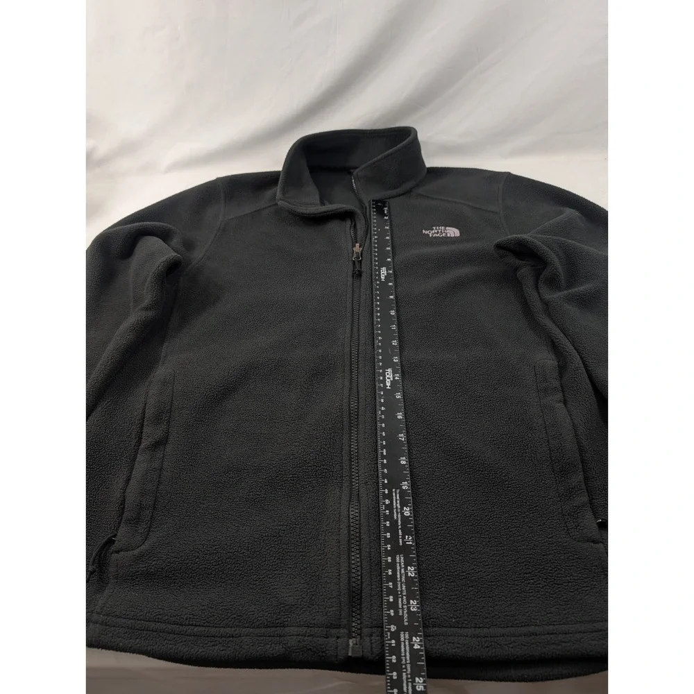 The North Face Mens FlashDry Full Zip Fleece Jacket Black Large L Gorpcore